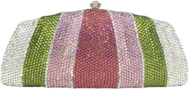 Boutique De FGG Crystal Clutch Evening Bag Novelty Rhinestone Clutch Purses for Women Formal Wedding Bridal Handbags,Mini