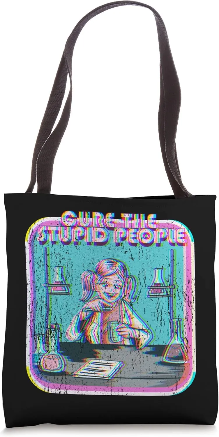 Doctor Funny Cure Vintage Retro Tote Bag