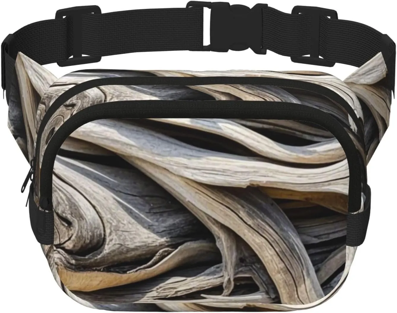 Driftwood Days Print Crossbody Waist Bag, Adjustable Everywhere Fanny Packs for Men&Women/Traveling/Outdoors/Hiking