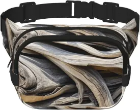 Driftwood Days Print Crossbody Waist Bag, Adjustable Everywhere Fanny Packs for Men&Women/Traveling/Outdoors/Hiking