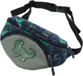 Fanny Pack for Kids, Cartoon Dinosaur Waist Bag Small Hipsack Waist Pack Fanny Phone Wallet Pouch with Adjustable Belt for Children Sports Running,Camping,Traveling,Camping