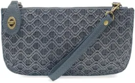 Joy Susan Women's Fashion Purse Lattice Woven Mini Crossbody Wristlet Clutch Hand Bag