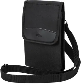 KIWIFOTOS Travel Cell Phone Pouch Belt Pouch, Phone Holster Crossbody Bag with Shoulder Strap for iPhone 16 15 14 Pro Max Case Holder with Neck Lanyard Smartphone Walking Passport Wallet