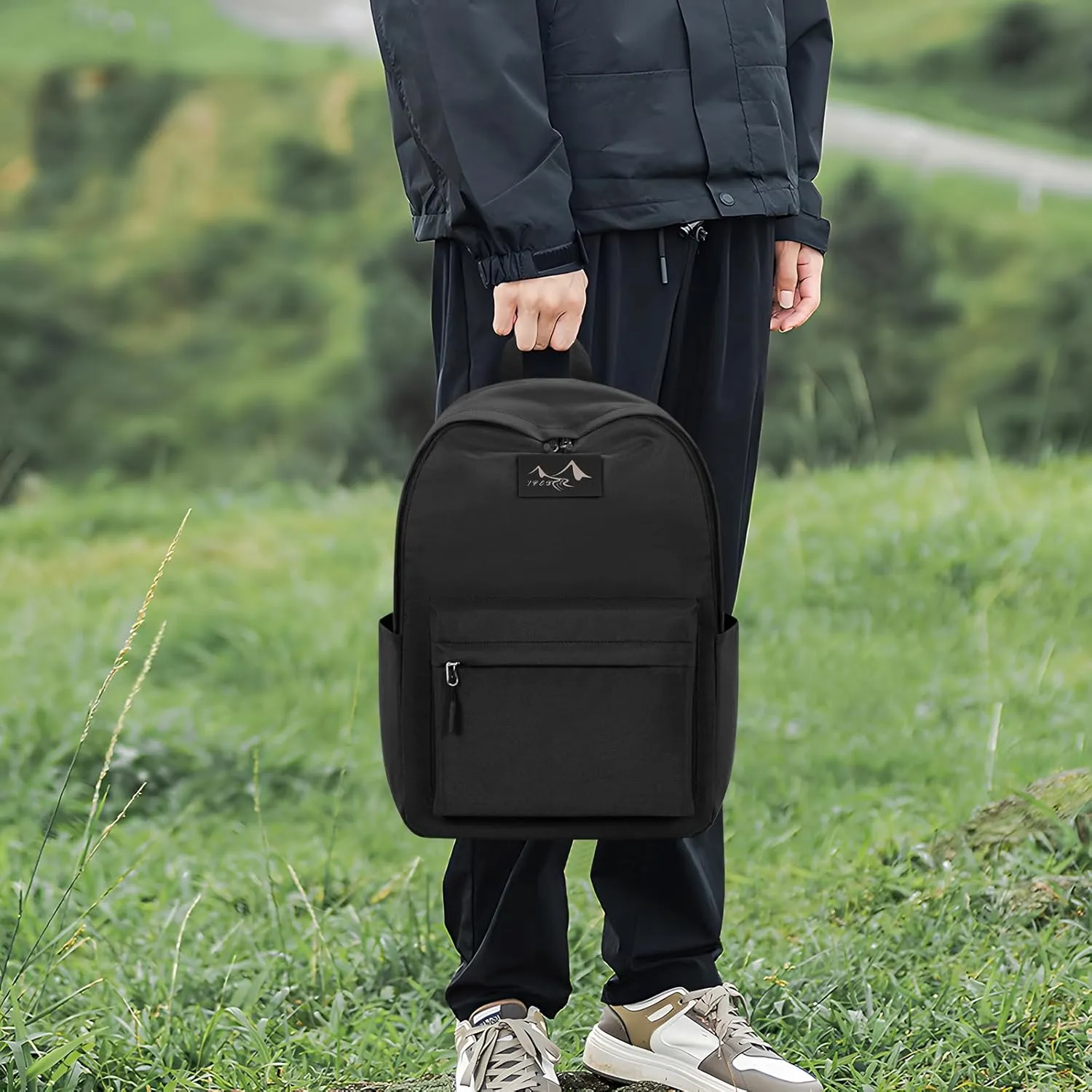 Lightweight Children School Backpack W11.9 X D5.6 X H15.8 Daily Use Backpack Book Bag for Kids