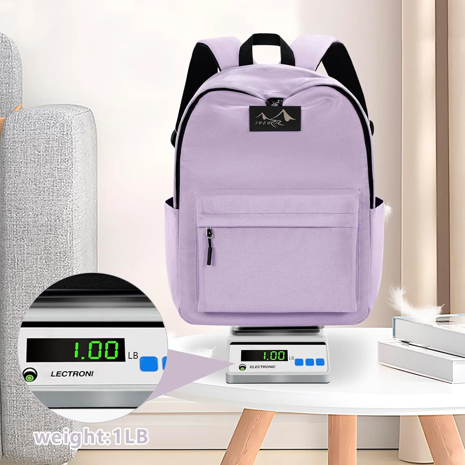Lightweight Children School Backpack W11.9 xD5.6 xH15.8 Daily Use Backpack Book Bag for Kids