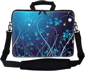Meffort Inc 15.6 Inch Neoprene Laptop Bag - Water Resistant, Reinforced Zipper, Extra Pocket, Fits 15" to 15.6" Laptops