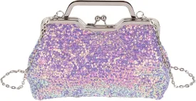 Mermaid Sequins Clutch Sparkling Glitter Evening Crossbody Shell Bag Banquet Handbag Party Prom Wedding Purse