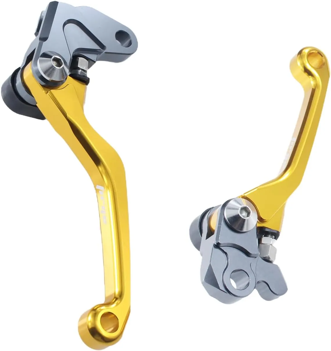 Motorcycle CNC Foldable Pivot Clutch Brake Lever Handle for RM85 RM 85 2005-2017 RM125 RM250 RM 125 250 2004 2005 2006 2007 2008 04-08 (L60R62gold)