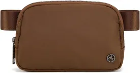 Pander Cross Body Fanny Pack for Women, Fashion Waist Packs, Crossbody Bags, Belt Bag with Adjustable Strap (Coca Mocha).