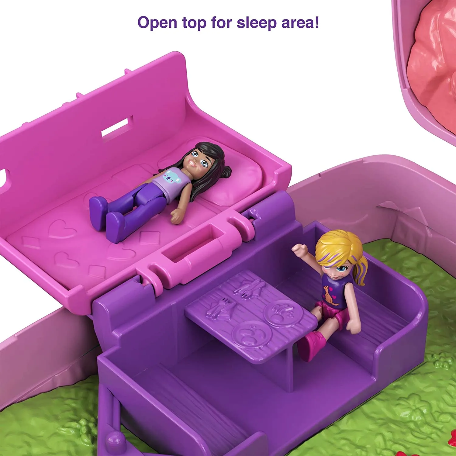 Polly Pocket Koala Adventures Wearable Purse Compact with Micro Polly Doll & Friend Doll, 8 Outdoor-Related Features, 5 Animals and More
