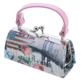 Souvenir Lipstick Case with Handle Mini Purse - New York