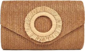 Straw Clutch Purse for Women,Summer Beach Bag,Envelope Evening Clutch Handbags for Formal Party Wedding 2025