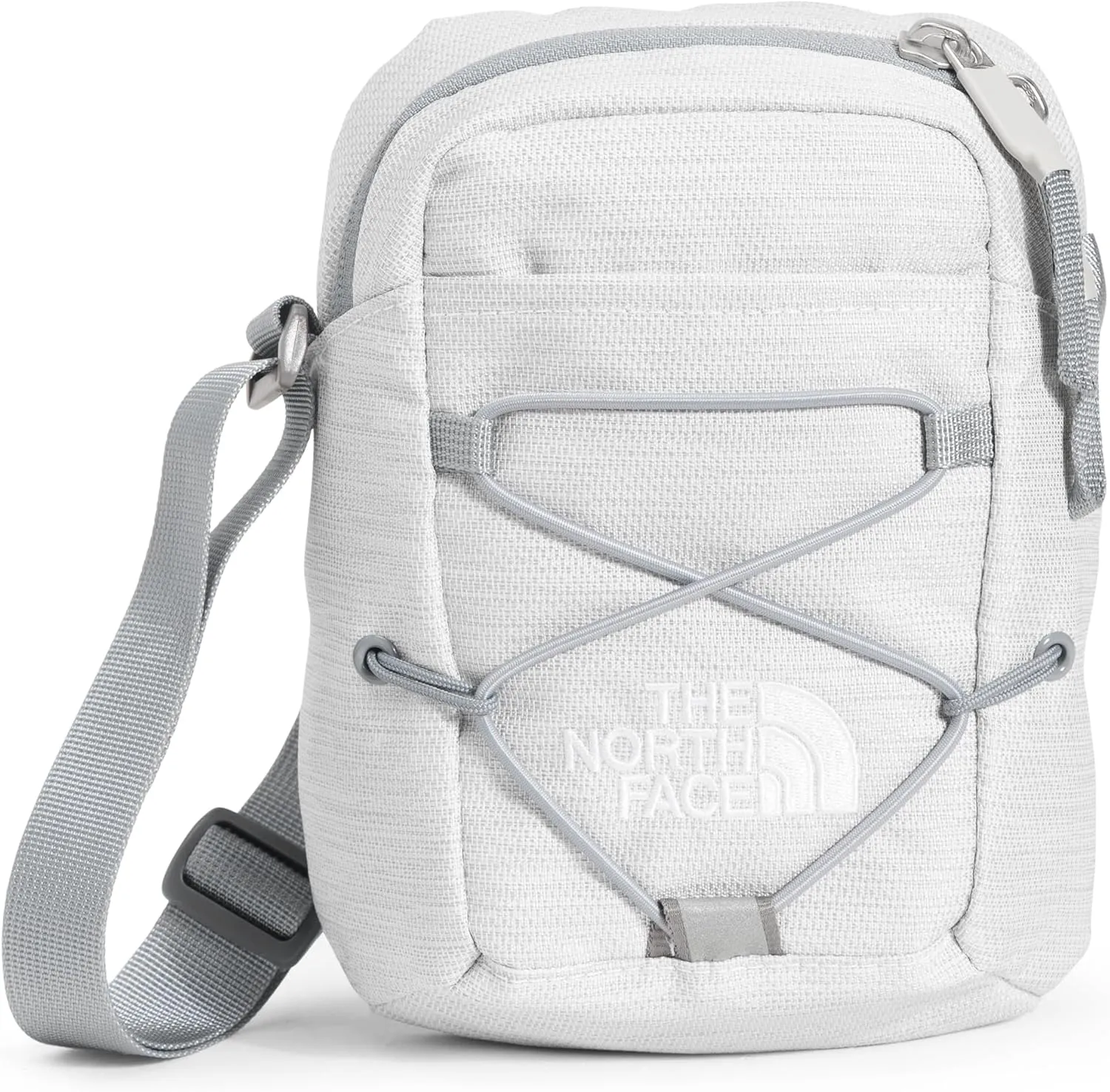 THE NORTH FACE Jester Cross Body Bag - PFAS Free, TNF White Metallic Mlange/Mid Grey-NPF, One Size